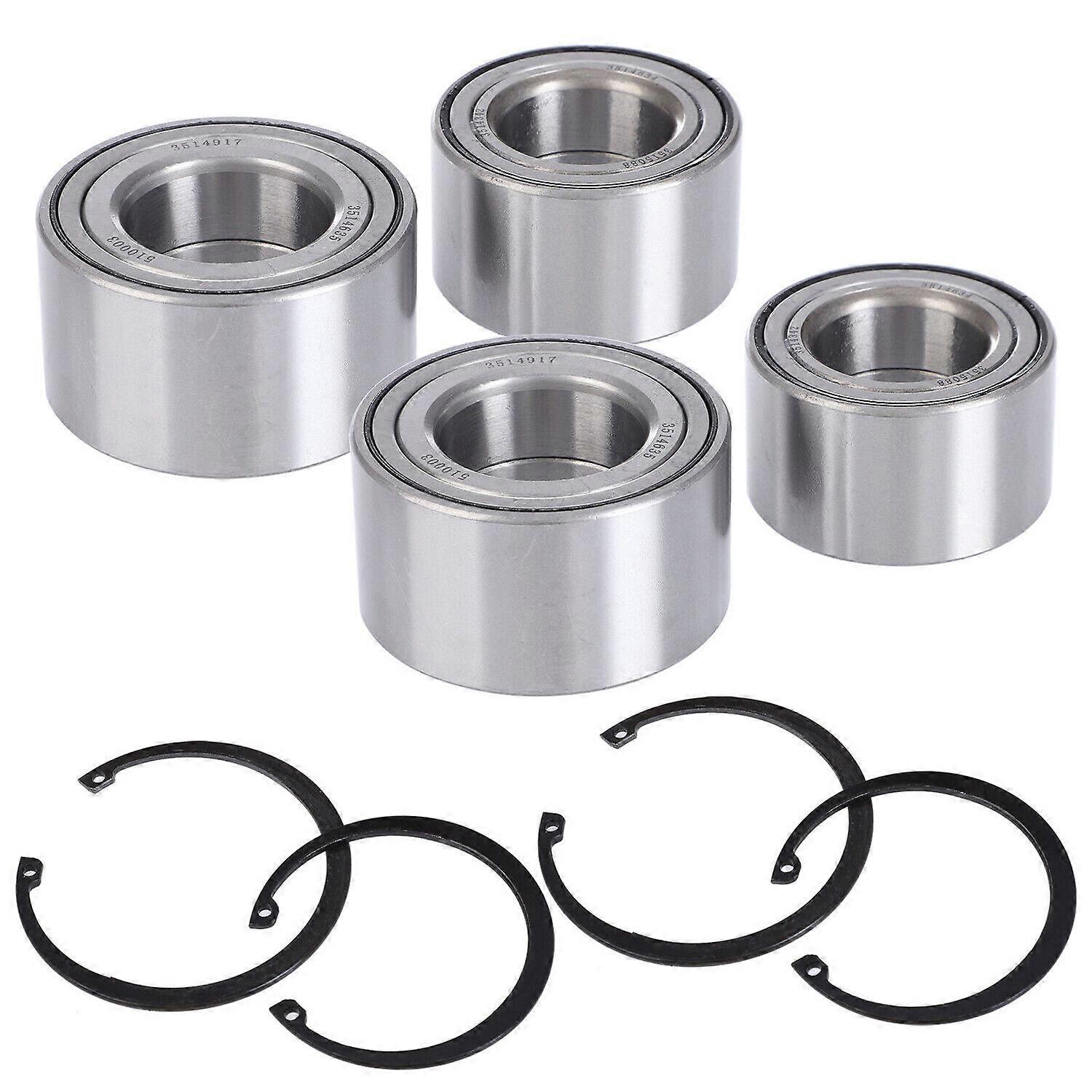 Lahdek Front & Rear Wheel Bearings For Polaris Sportsman 400 450 500 570 600 700 800