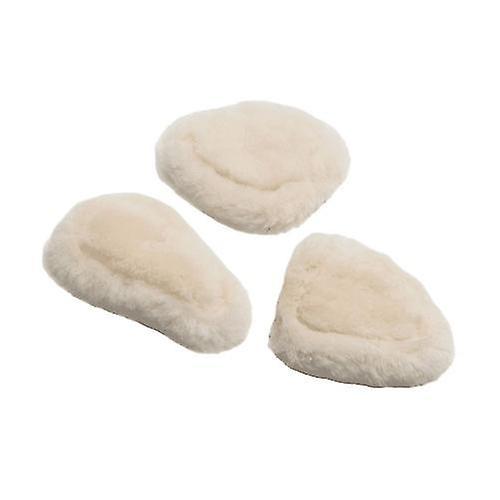 Shires Sheepskin Horse Breastplate Pads Set (Pack of 3) White One Size