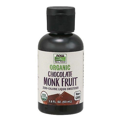 Now Foods Organic Chocolate Liquid Monk Fruit, 1.8 Oz (Pack of 1)