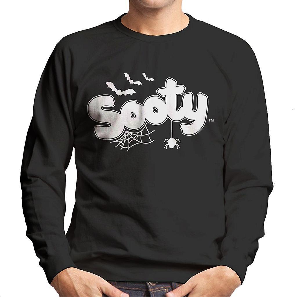 Sooty Halloween Glow In The Dark Logo Men's Sweatshirt Black XX-Large