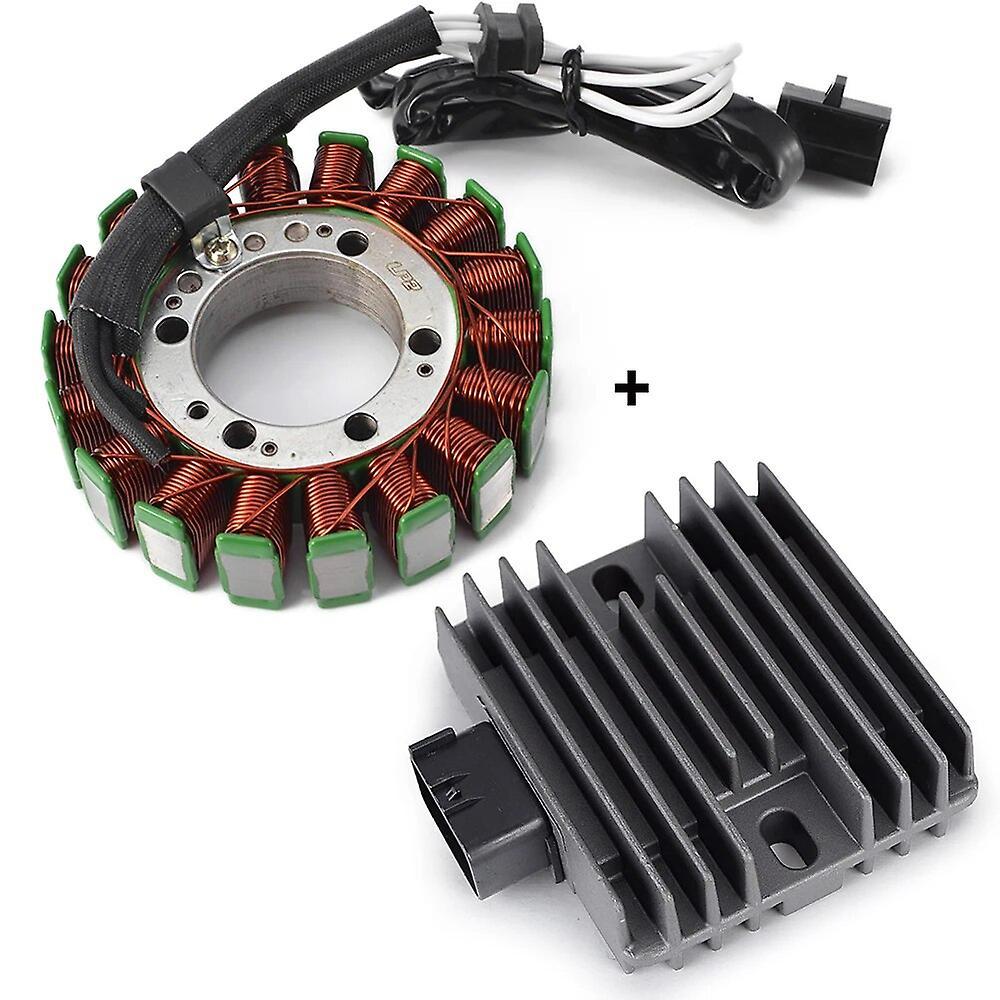 Scitoo Motorcycle Stator Coil + Regulator Rectifier for Kawasaki KLE650 Versys 650 EX400 Ninja 400R ER400 ER-4N ER-6N