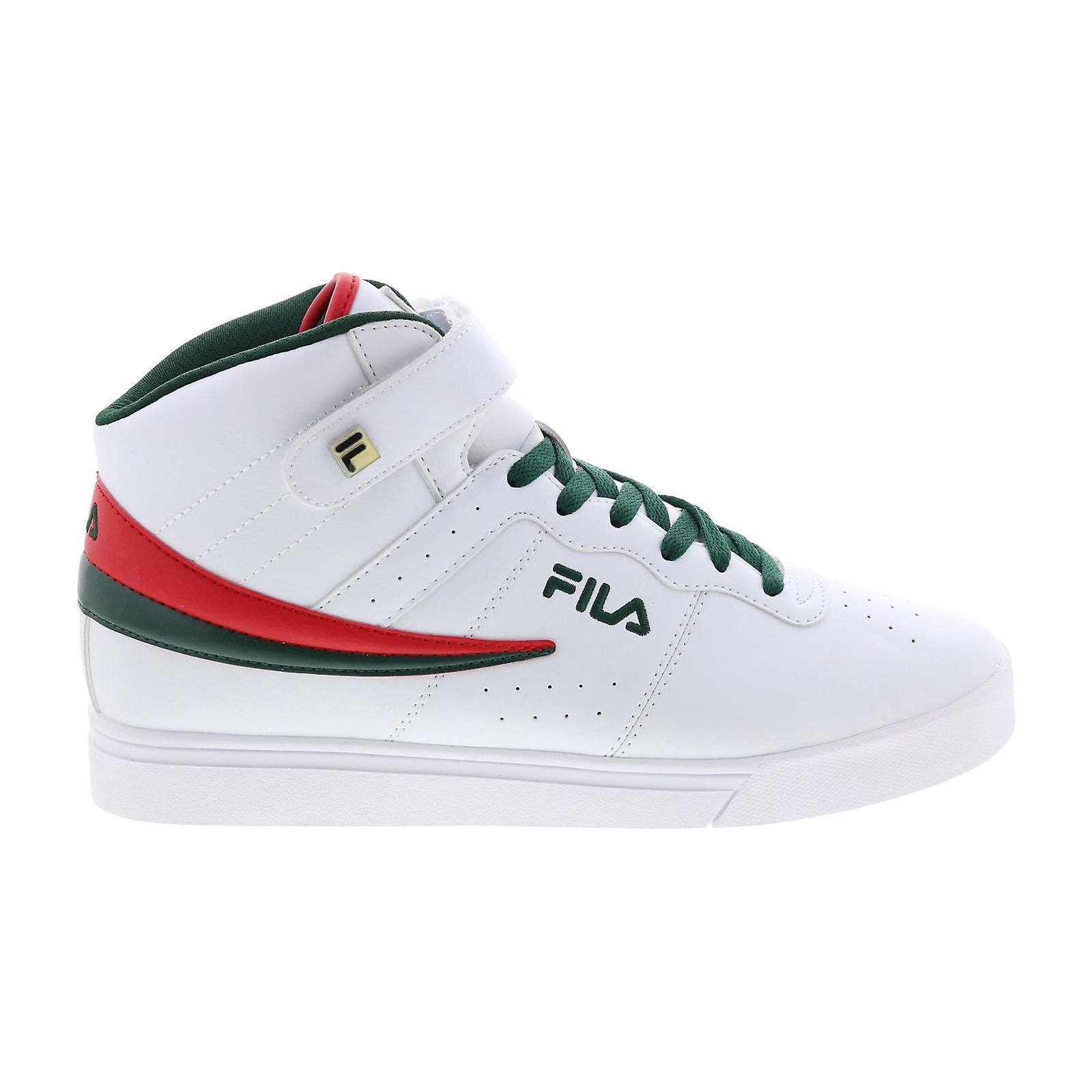 Fila Adult Mens Vulc 13 Lifestyle Sneakers White Red Green US 8