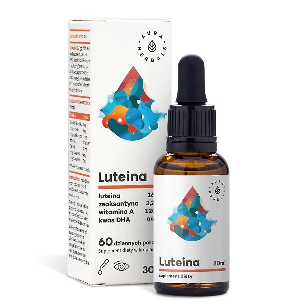 Aura Herbals lutein+vitamin a+dha+zeaxanthin 30 ml BI8540