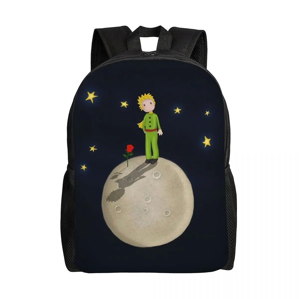 Smytv Customized The Little Prince Backpack Women Men Basic Bookbag For College School France Fiction Le Petit Prince Bags 16 Inches