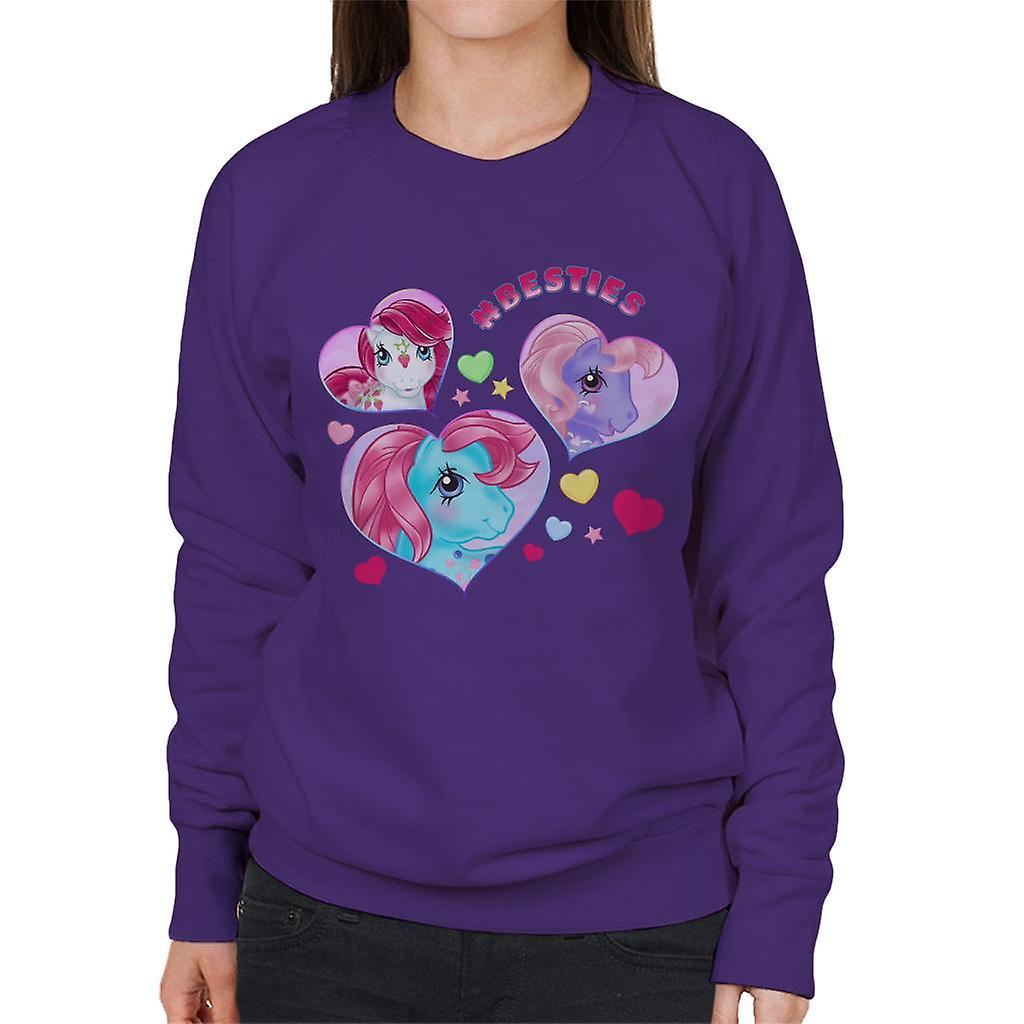 My Little Pony Hashtag Besties Women's Sweatshirt Purple Medium