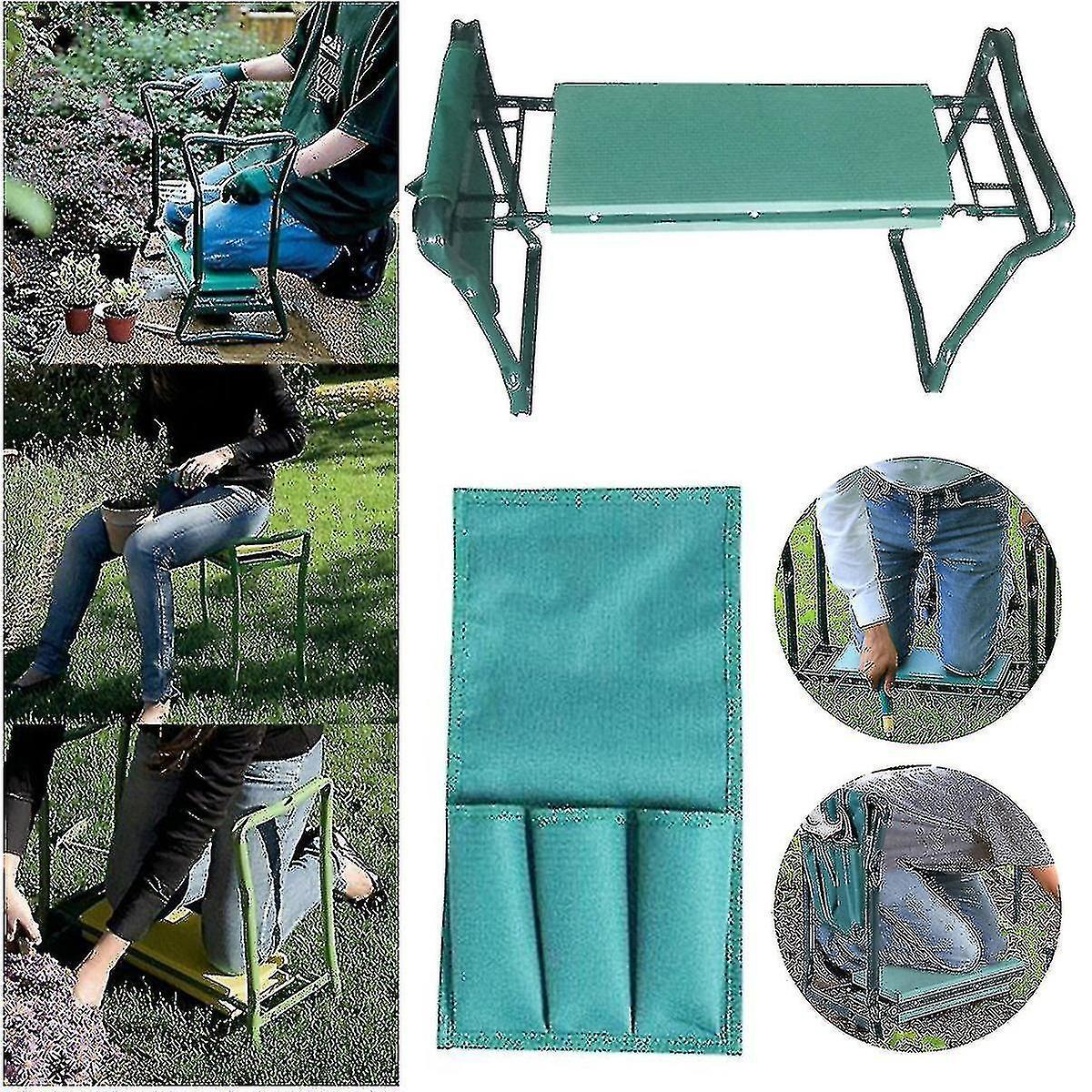 Windo Garden Storage Garden Kneeler Seat Tool Bag.garden Bench Tool PouchSeat Sturdy Protects Knees For Outdoor Gardening (only Bag Excludingstools)