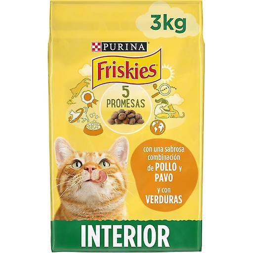 Purina Friskies Interior Cats with Vegetables (Cats , Cat Food , Dry Food) 3 Kg