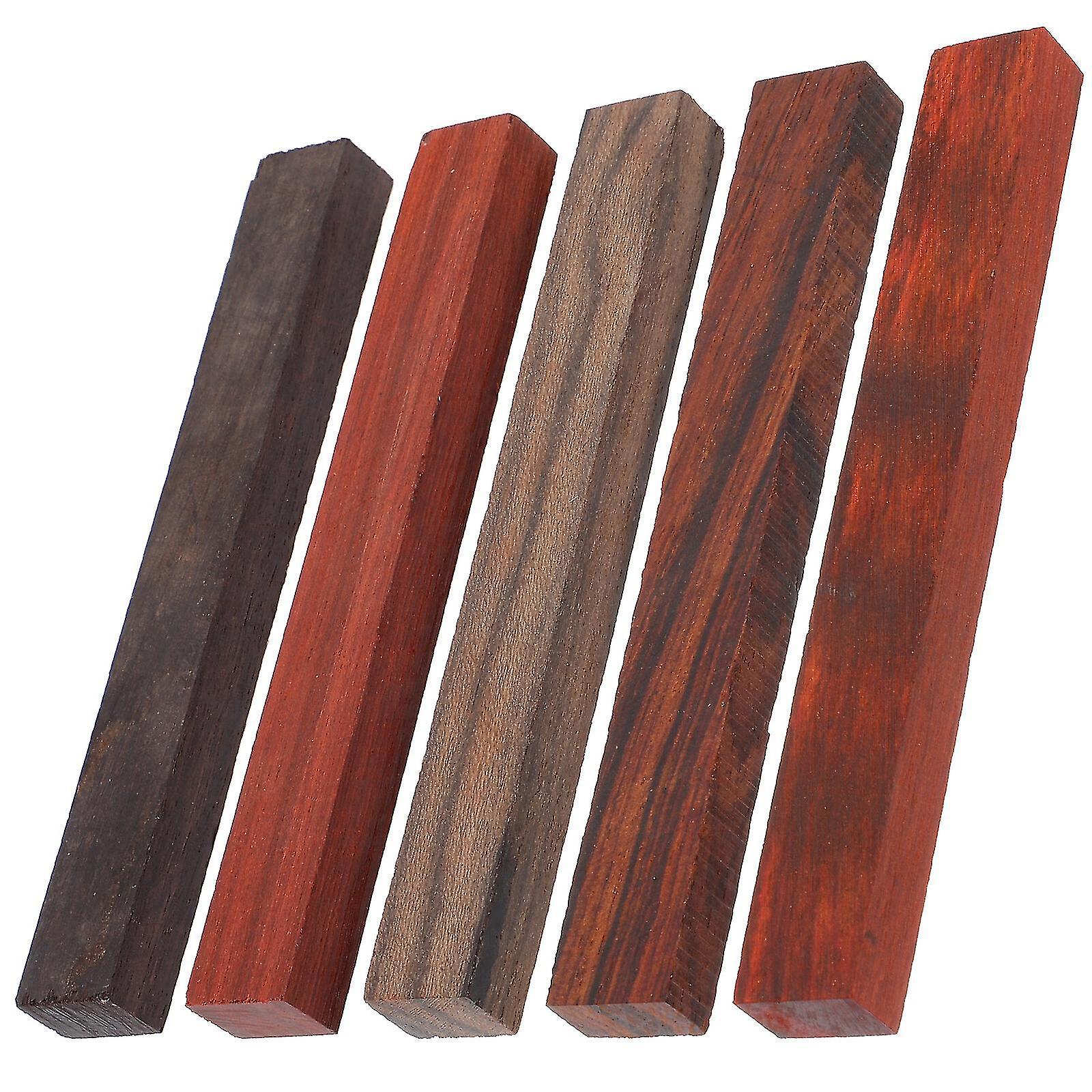 5pcs Diy Exotic Wood Pen Blanks Exotic Wood Blanks For Pen Diy Wood Turning Kit XiXi