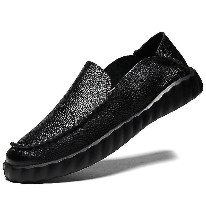 Mickcara Men's C2029 Slip-On Loafer Black Us8.5/eu42