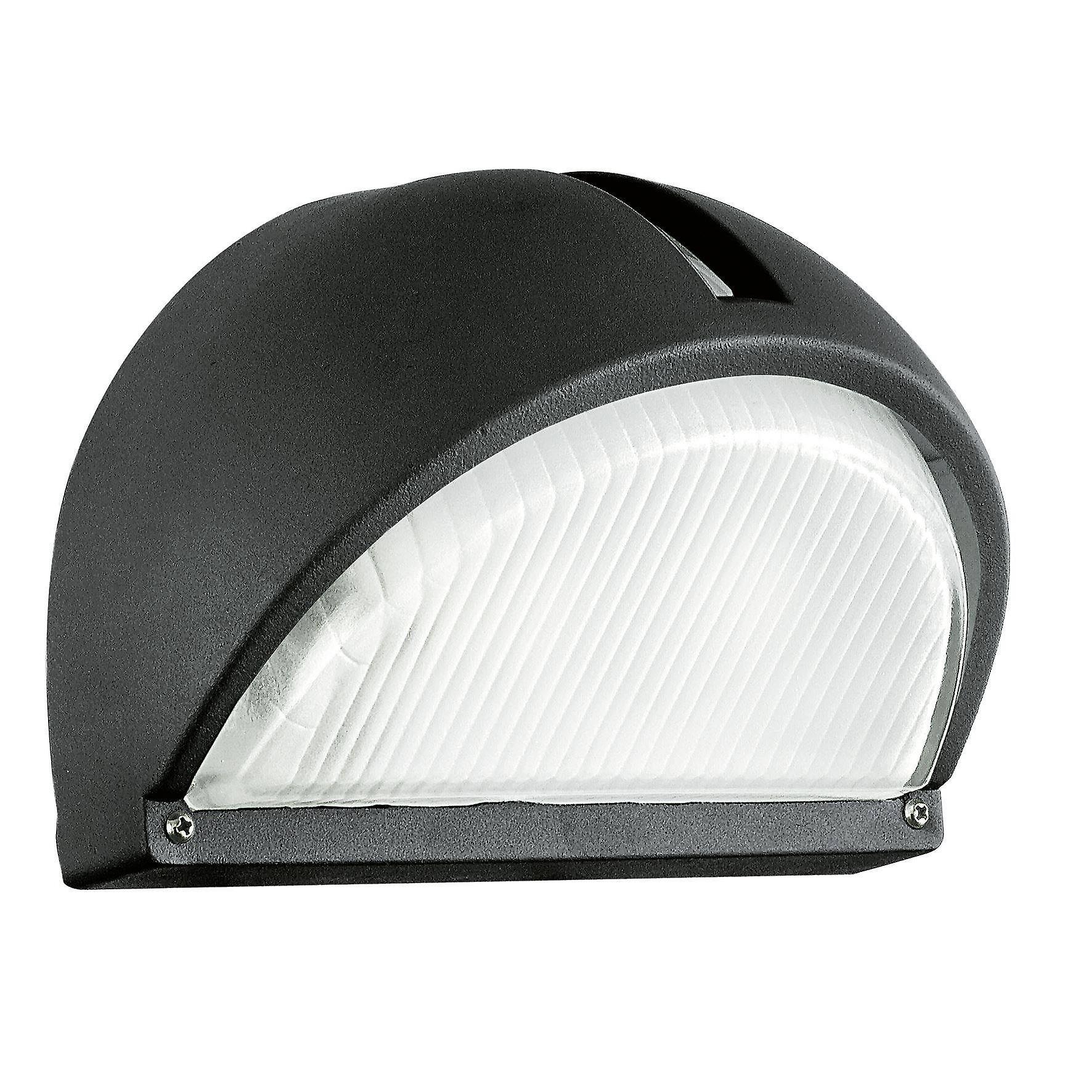 Eglo Lighting Onja 1 Light Outdoor Flush Wall Light Black IP23, E27