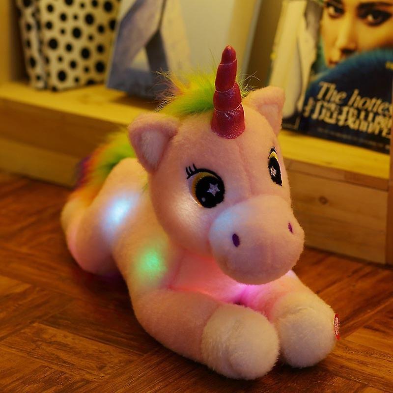 Slowmoose 45cm Unicorn Plush - Stuffed Led Lighted Doll Pink