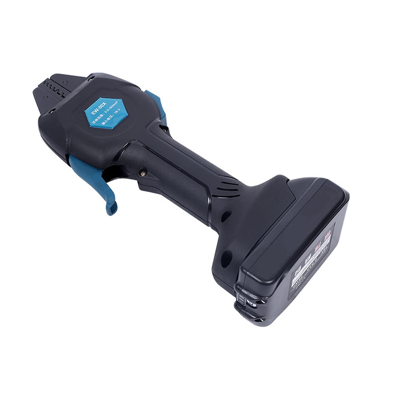 Niutuo EW-50X Electric Crimping Pliers Terminal Crimping Tool DC 18V/2Ah Rechargeablesf with 1pc battery