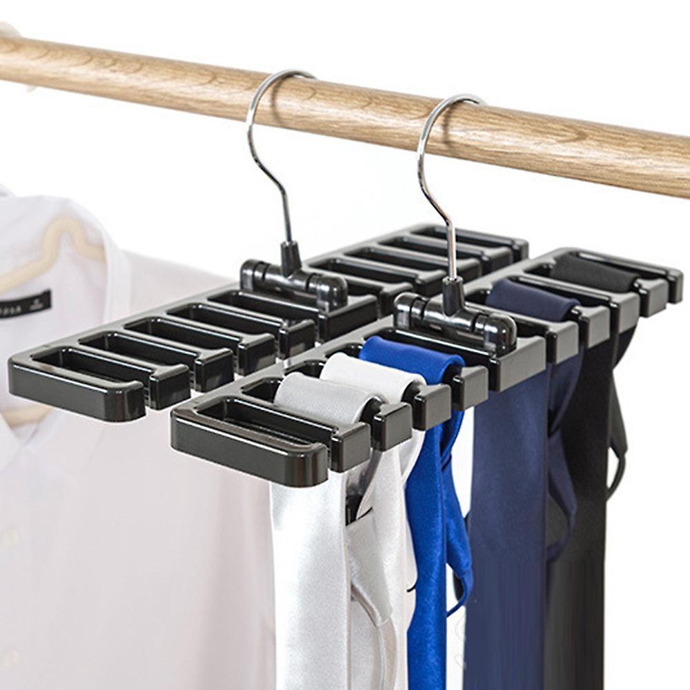 Shakub Belts Hanging Storage Organizers Holders Shelf Racks Closet Wardrobe Black