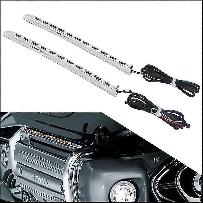 SML For Honda Goldwing Gl1800 2001-2010 2002 2003 2004 2005 2006 2007 2008 2009 Left Amp; Right Led Running Fairing Light