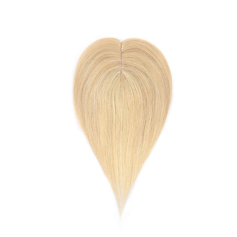 Sego Human Hair Toppers Straight Hair Clip In Topper blond & bleach blonde 16inch