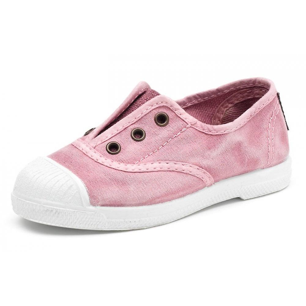 Kids Natural World Canvas Shoe In Rosa 33