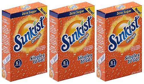 Sunkist Orange Singles Drink Mix 3 Pack