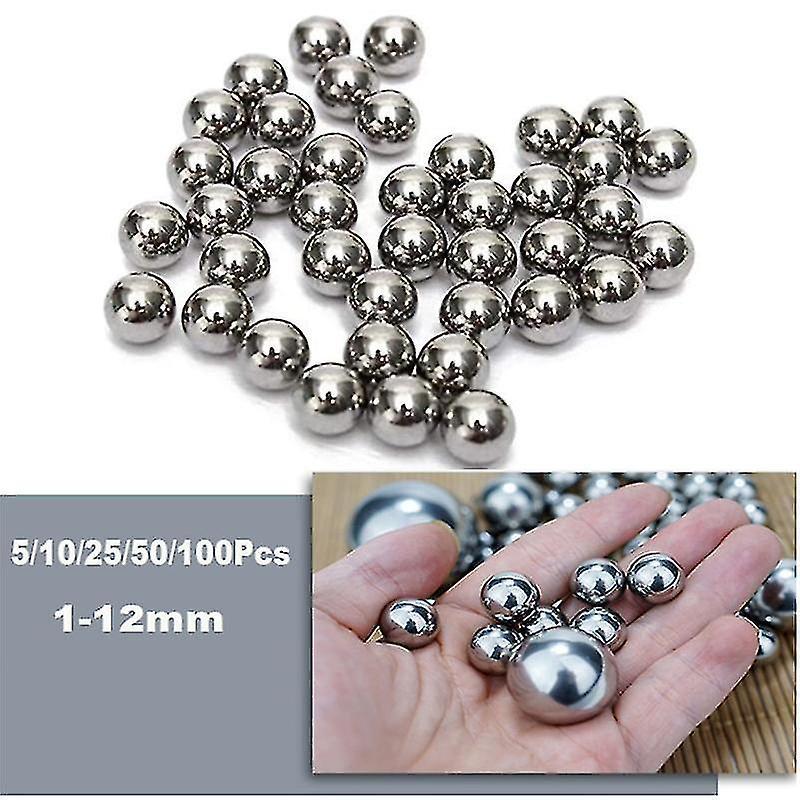 Snngv 1-12mm 5/10/25/50/100pcs Steel Balls Hunting The Army Steel Ro Bearing Balls 10mm 10pcs