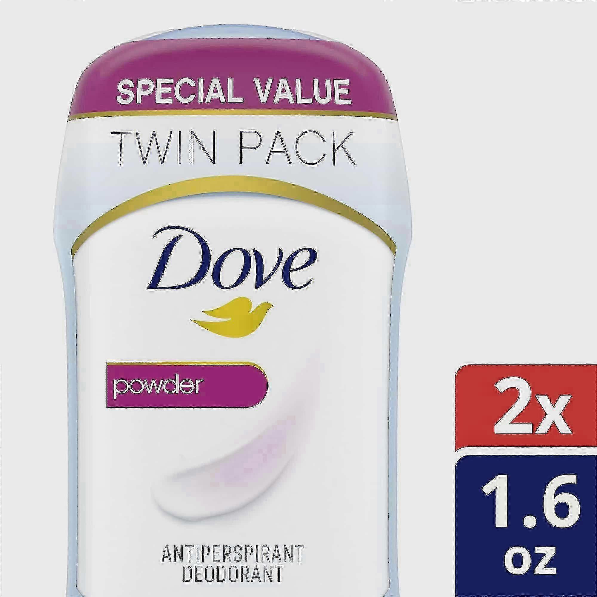 Dove invisible solid antiperspirant deodorant stick powder, 2.6 oz