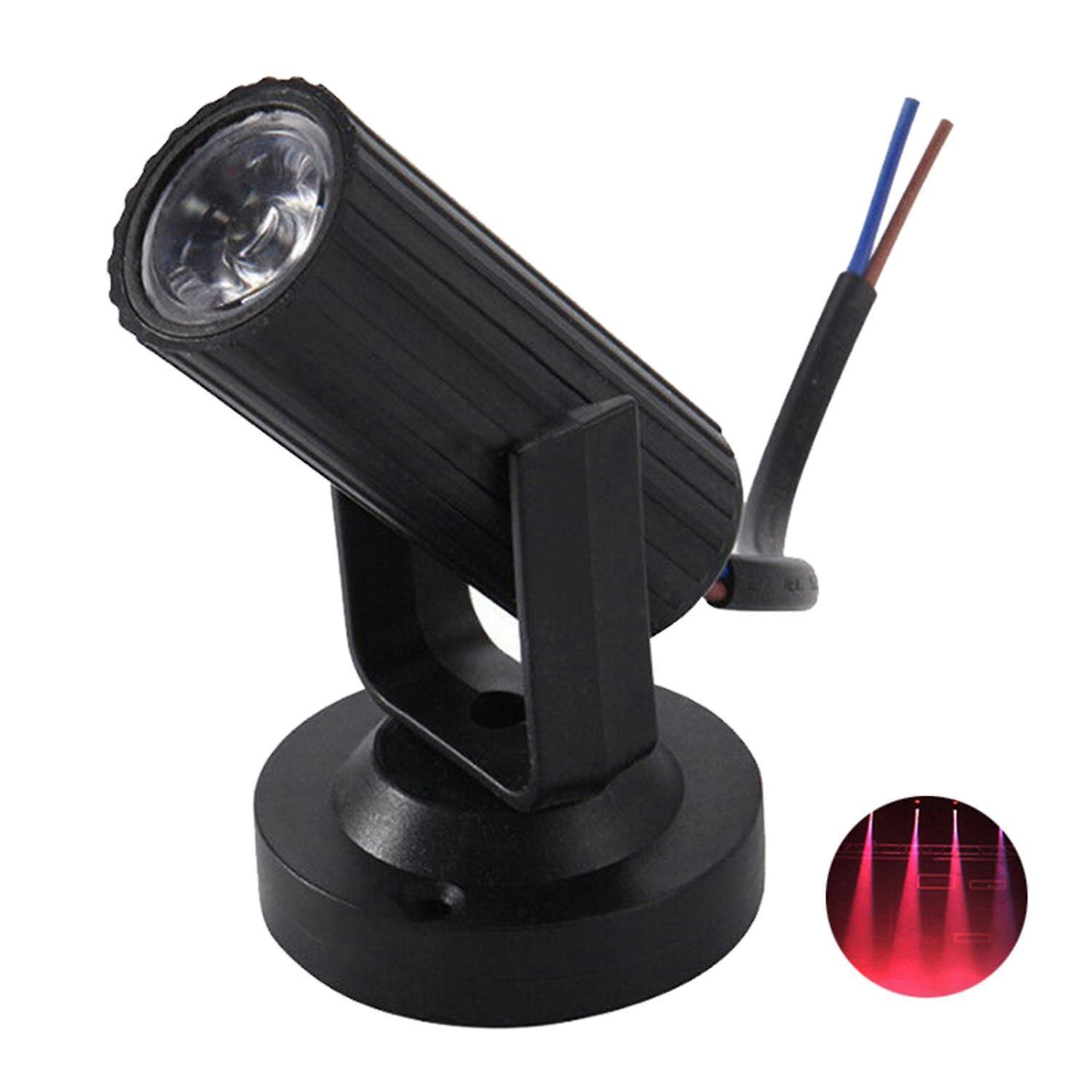 ZHOUBA Mini LED Stage Light Beam Projector Spotlight Party Disco DJ Club Music Bar Lamp Red