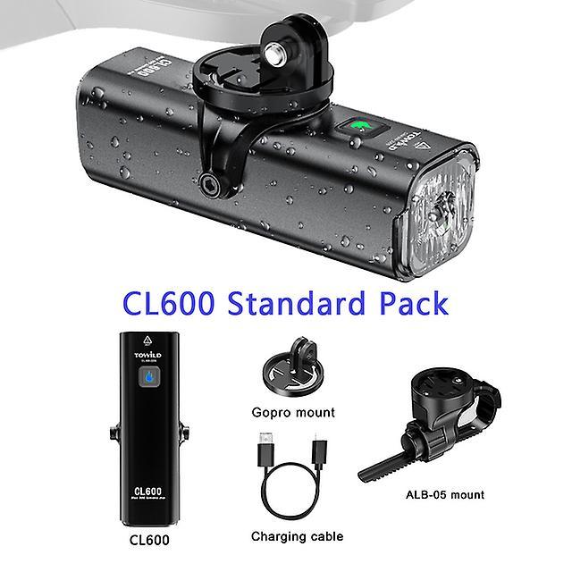 Lamps Cl1200/600lm Bike Light Front Lamp Usb Rechargeable Led 21700 4000mah Bicycle Light Waterproof Headlight Bike Accessories 600 Standard Pack