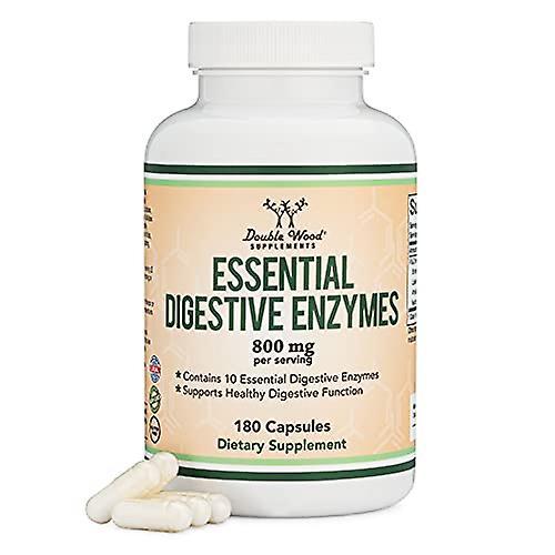 Double wood supplements digestive enzymes 180 capsules