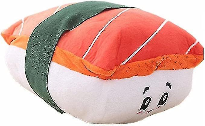 Wfuo Sushi Salmon Pillow Plush Pillow Plush Toy Cute Birthday Gift