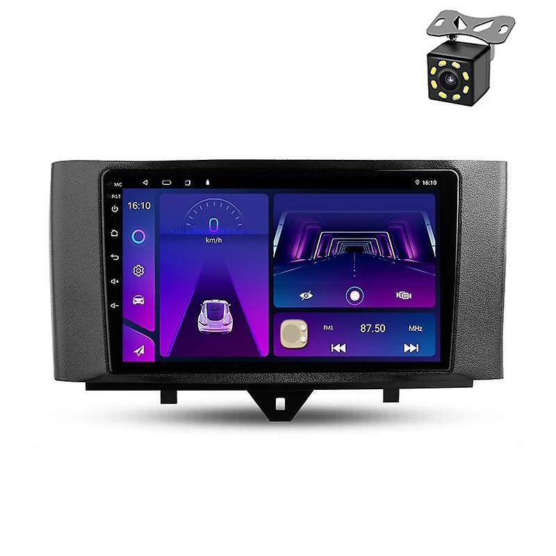 JIULUNET Android Car Raido Stereo For Mercedes Benz Smart Fortwo 451 2010 - 2015 DSP Multimedia Video CarPlay