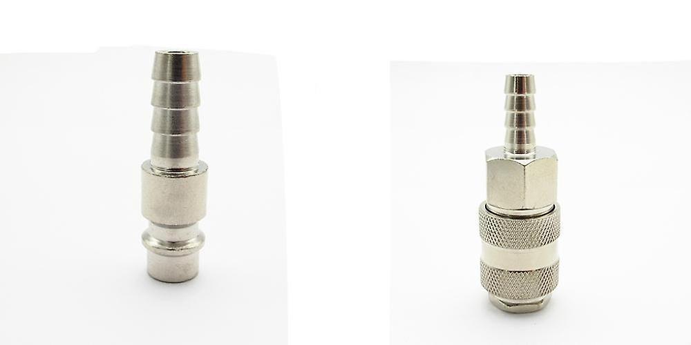 Slowmoose 2pcs 6mm/8mm/10mm Hose Barb- Pneumatic Fitting Quick Coupling Connector Coupler