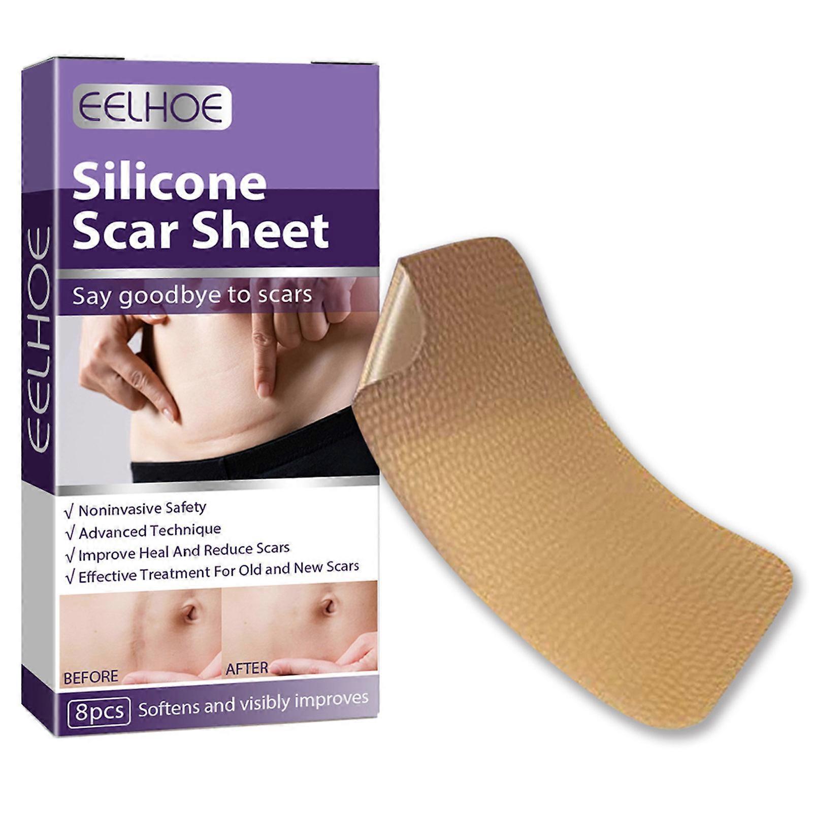 unbrand Self-Adhesive Silicone Gel Scar Patch Waterproof Professional Scar Removal Sheets for All Skin Types Burns Surgical Scars