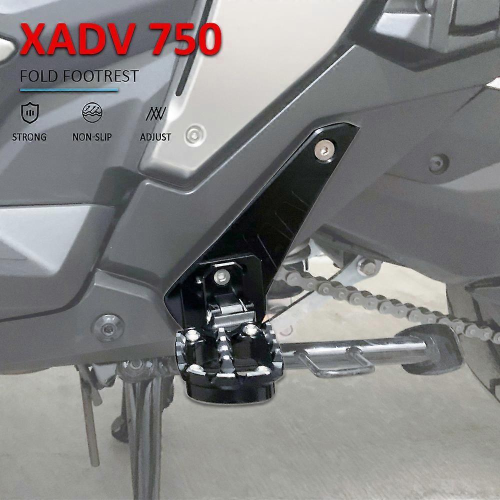 Redkid For HONDA XADV X-ADV 750 XADV750 XADV 750 2021 Aluminum Alloy Rear Pedal Foot Stand Folding Footrests Passenger Foot Pegs