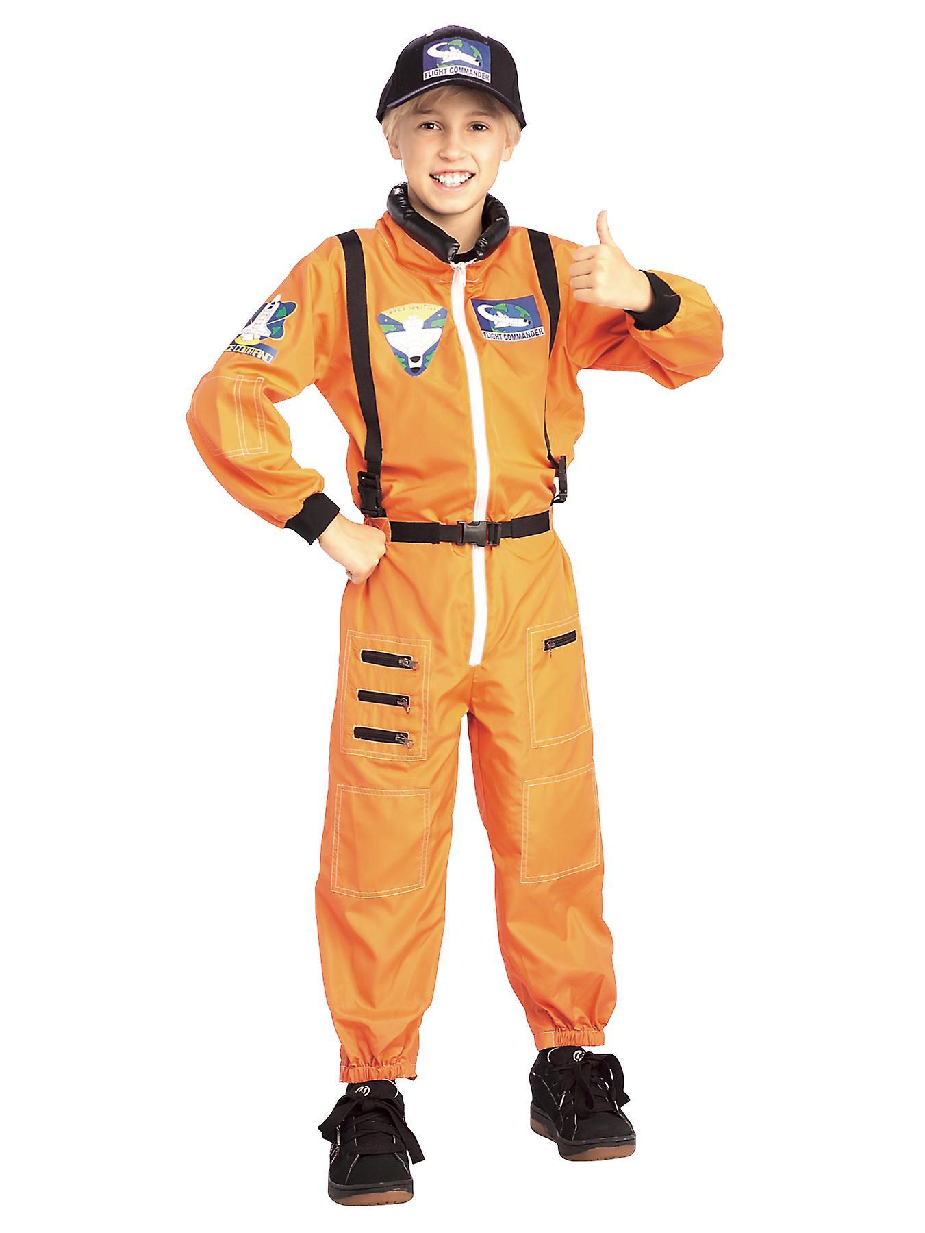 Rubie's Astronaut Cosmonaut Spaceman Orange Suit Uniform Boys Costume Large (12-14)