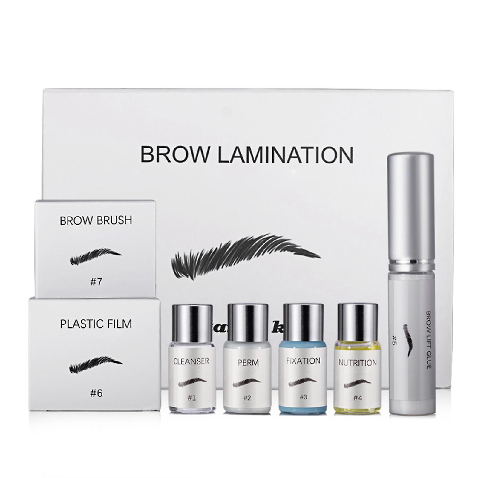 Niutu0 Eyebrow Lamination Kit Perming Makeup Set Lash Curling Up Brow Lift Set