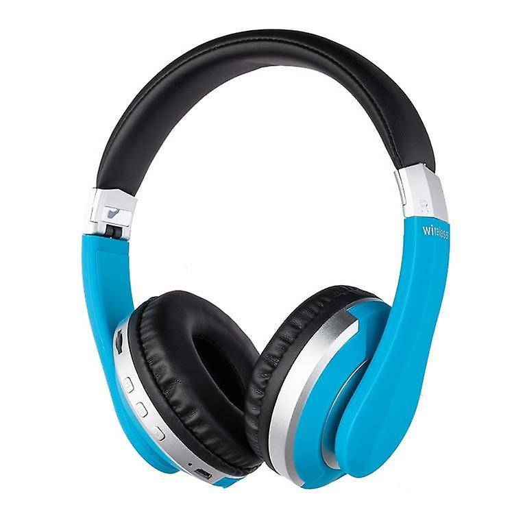 Slowmoose Wireless Headphones Bluetooth Headset - Foldable Stereo Gaming Earphones With Blue