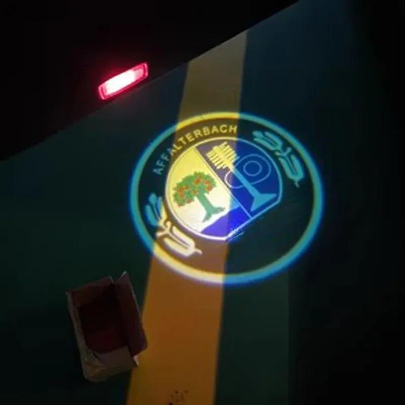 Car Badge For Affalterbach Tree Logo AMG Door Light AFFALTRBACH AMG Welcome Light LED Puddle Light For Mercedes Benz W205 W213 GLC W246 For AFFALTR...