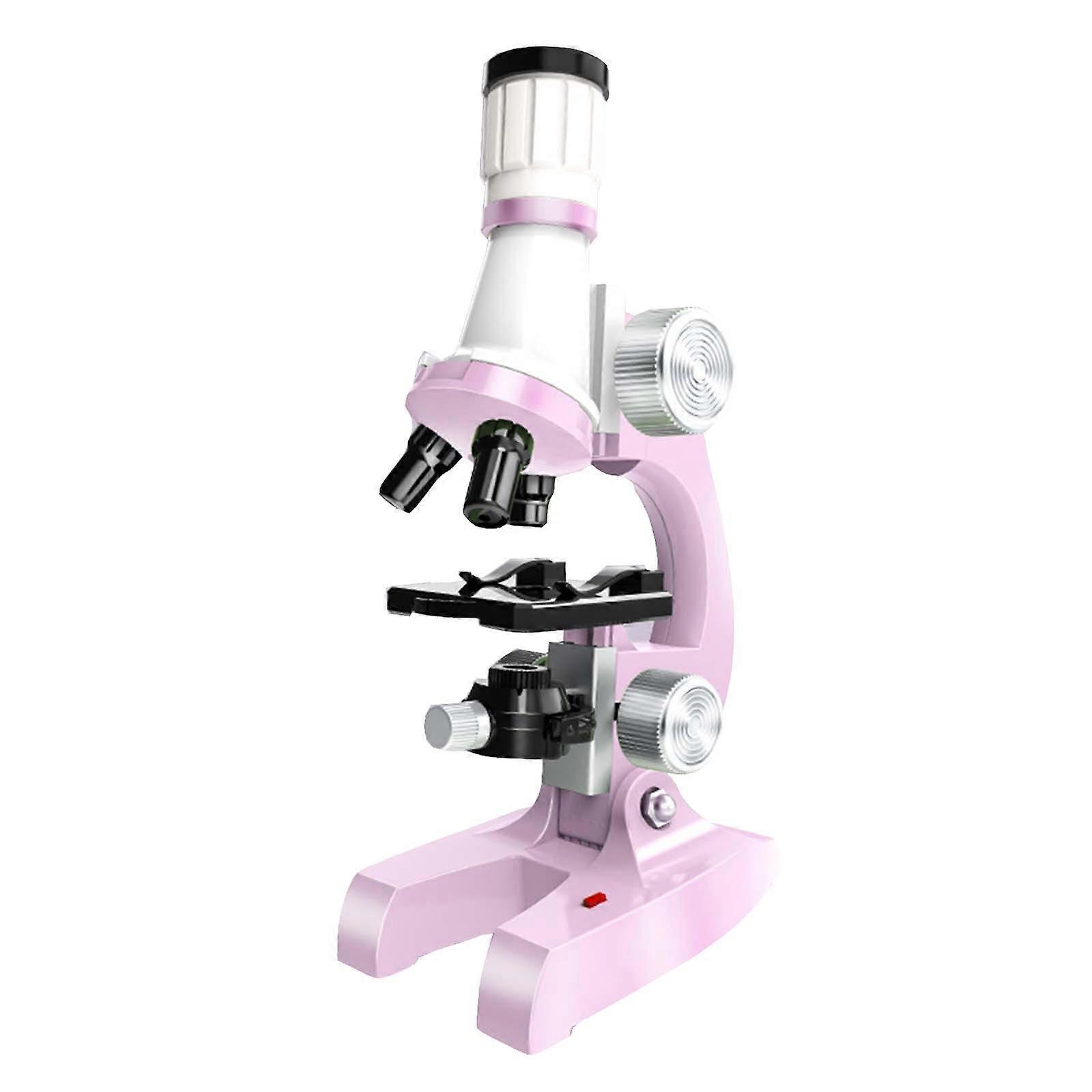 Flye Kids Gift High-Definition 1200 Times Microscope Toy Children's Scientific Experiment Educational Toys Purple