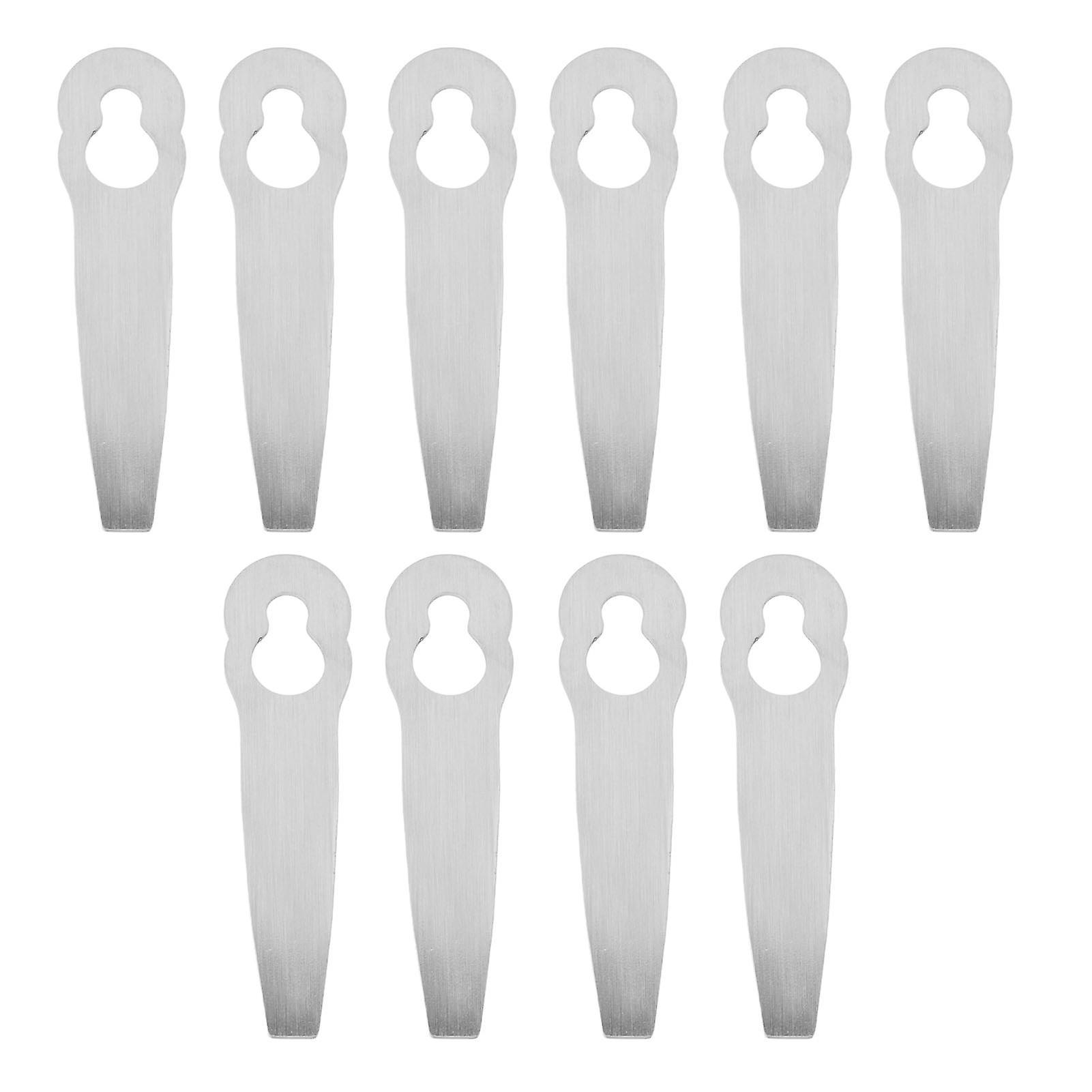 Metal Blade Mower Replacement 10-Pack Replacement Metal Blades for FSA 45 Polycut 2-2 Lawn Mower