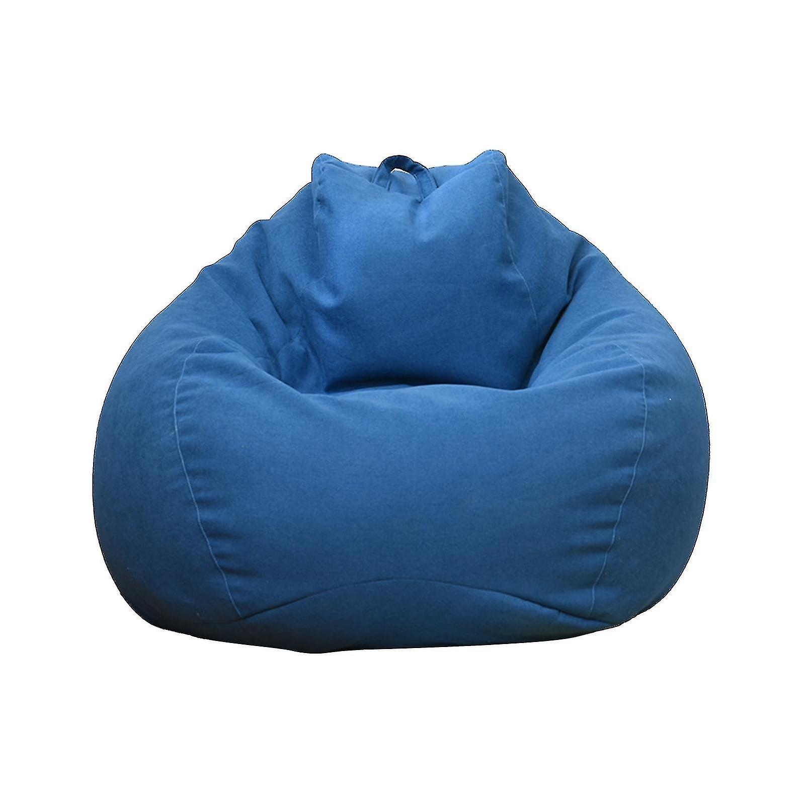 Sunset Extra Large Bean Bag Chairs Couch Sofa Cover Indoor Lazy Lounger For Adults Kids No Filling Blue 100 * 120cm