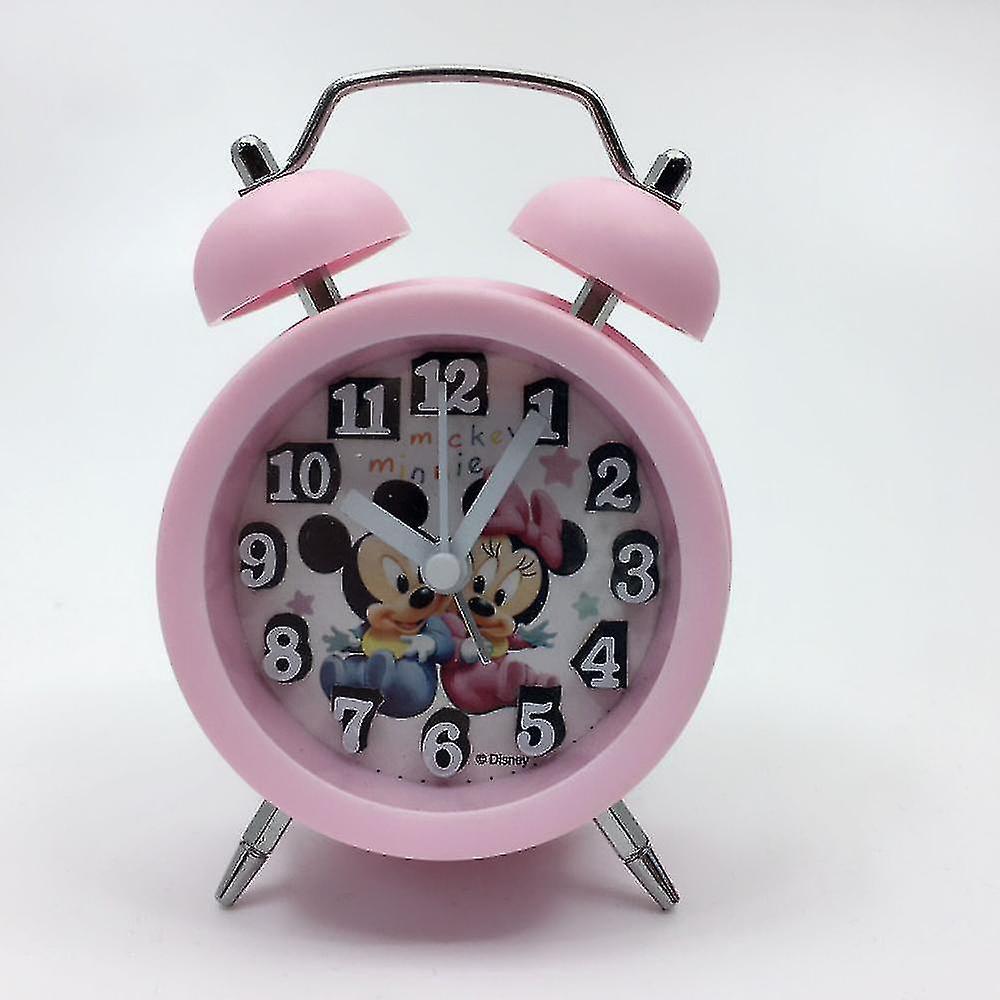 Elciaicle Bedroom Alarm Clock, Cartoon Alarm Clock , Student Home Decoration Desktop Clock Minnie