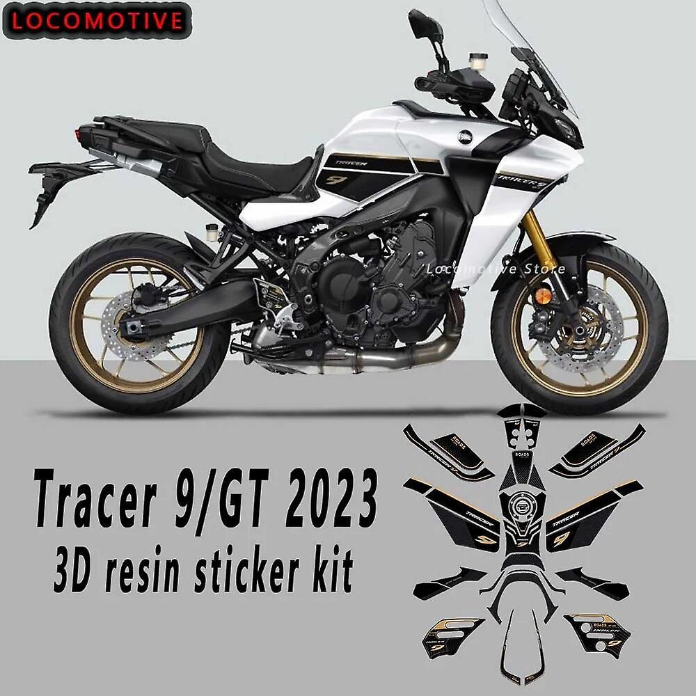 Scitoo Tank Pad 3D Gel Epoxy Resin Stickers Kit For Yamaha Tracer 9 Tracer 9GT 2021 2022 2023 2023 Tracer9 Accessories