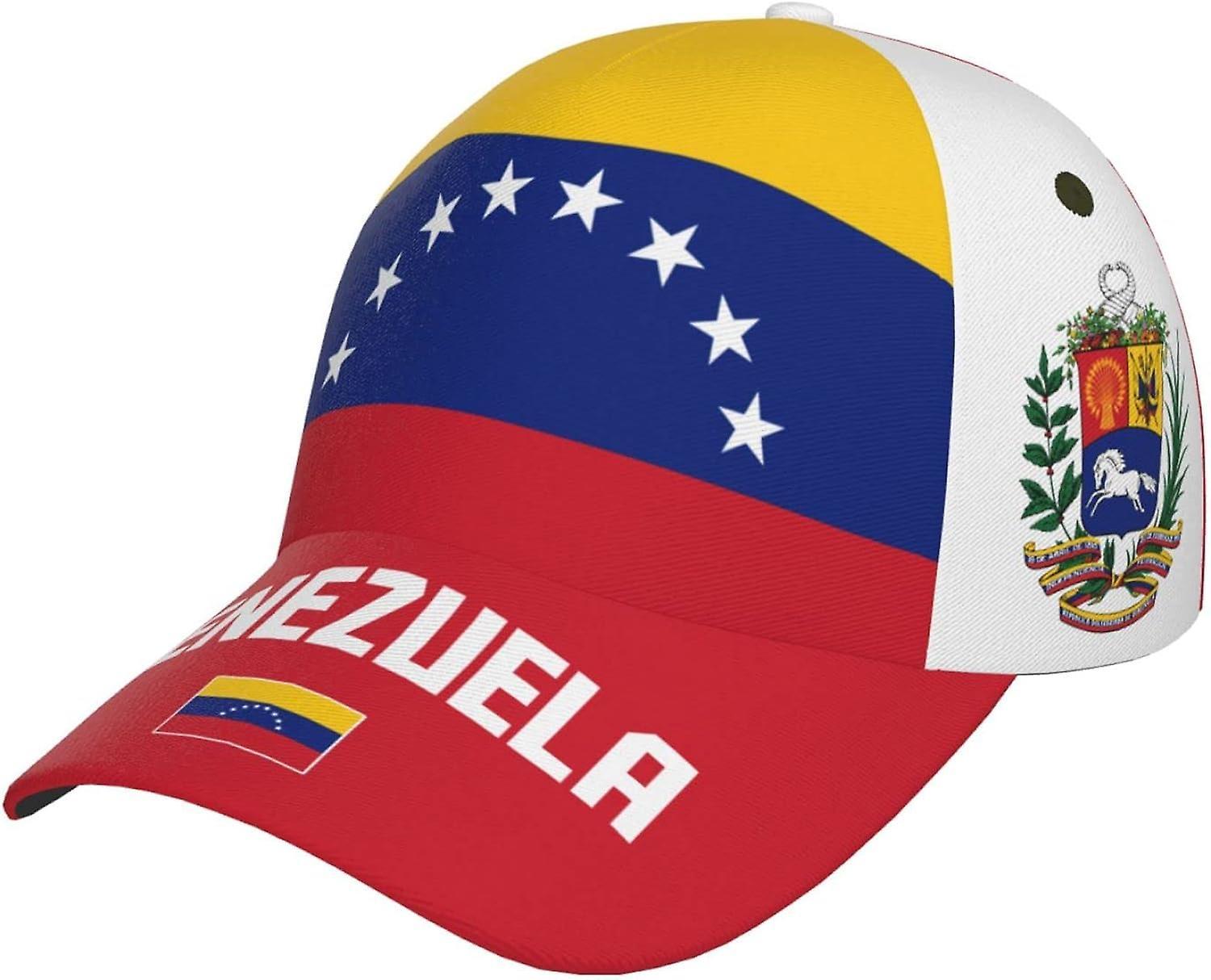 Kerota Venezuela Venezuelians Flag Baseball Cap 3D Full Print Adult Unisex Adjustable Hat Soccer Patriotic Caps bm-4684 color13