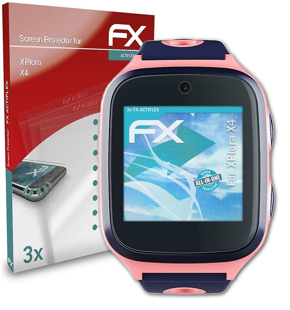 atFoliX 3x protective film compatible with XPlora X4 film clear &flexible 04 FX-ACTIFLEX