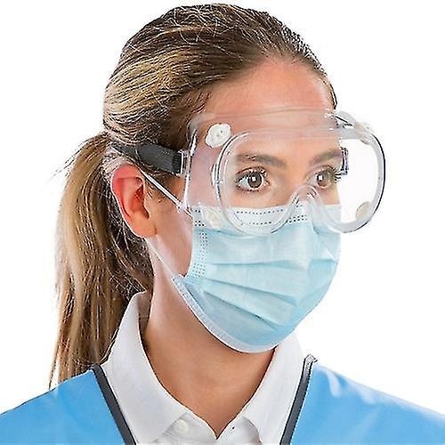 Result Unisex Adult Safety Goggles Clear One Size