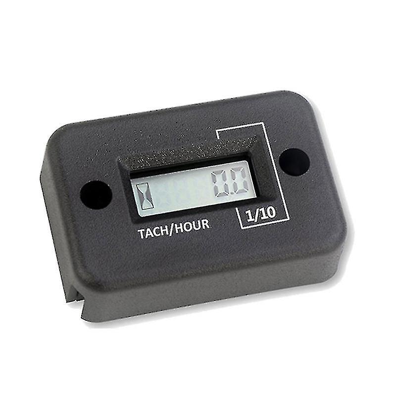 Conly New Tach Vibration Hour Meter Hour Counter Rpm Counter Waterproof, Lcd Screen Operating Hour Meter With Wireless For All Atv Petrol Engine, D...