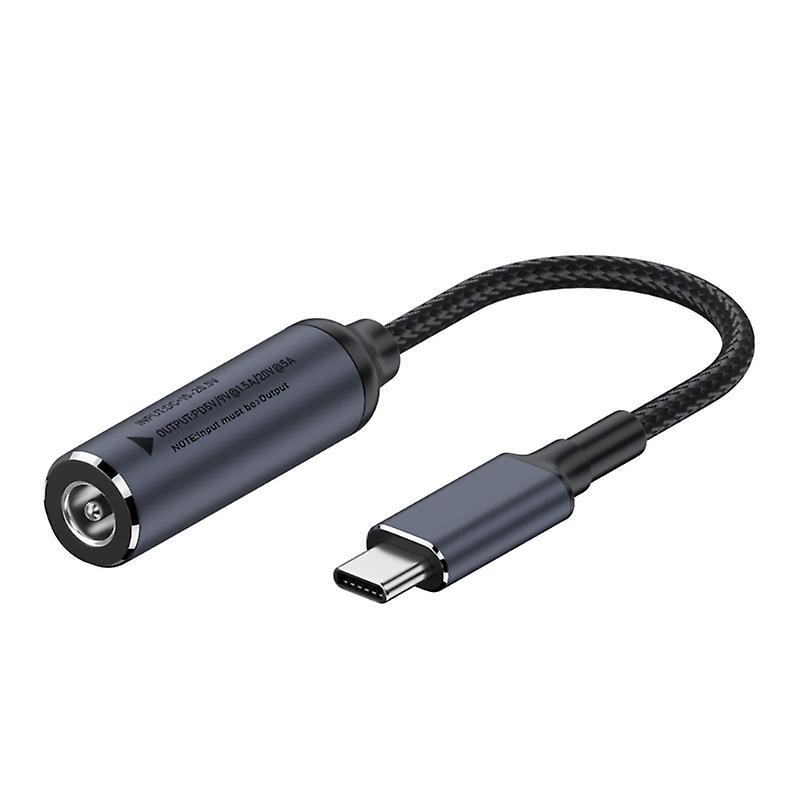 Unbrand 100w Type-c To Dc5.5x2.1mm Power Cable Usb C To 5.5x2.5mm 2.5x0.7mm 3.0x1.1mm 6.3x3.0mm