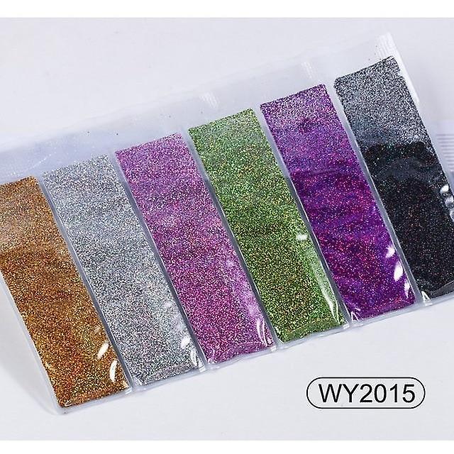 Slowmoose Colorful Nail Flakes Sticker - 3d Diy Sliders Dust WY2015