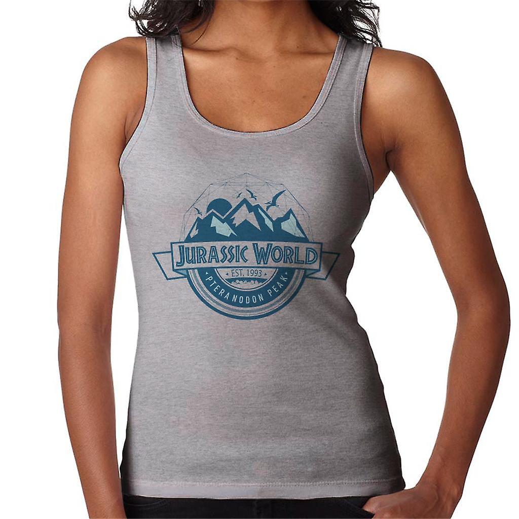 Jurassic Park Jurassic World Pteranodon Peak Women's Vest Heather Grey Large