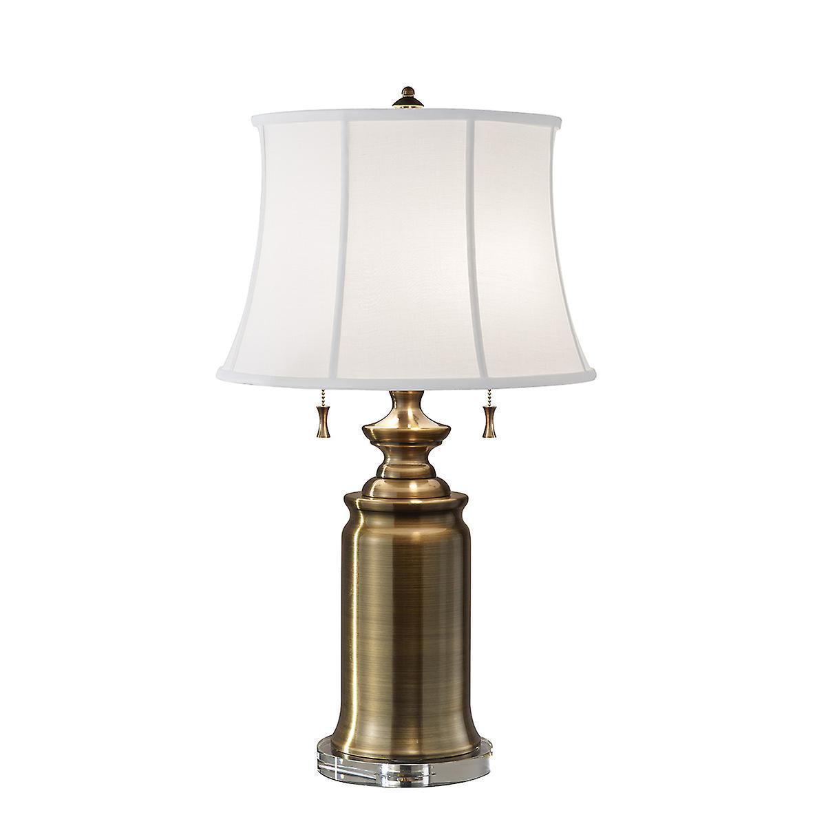 Stateroom 2 Light Table Lamp Brass E27