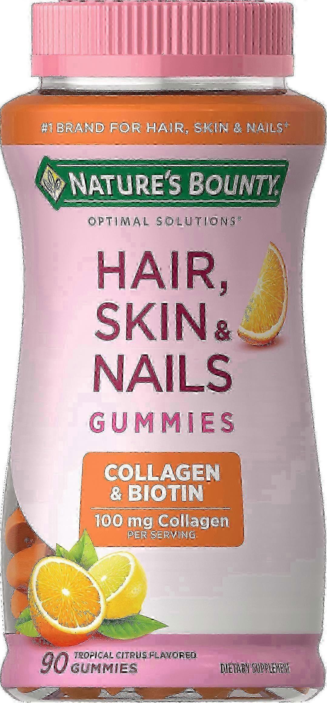 Natures Bounty Nature's Bounty Hair, Skin, And Nails Gummies With Collagen And Biotin, 90 Ea