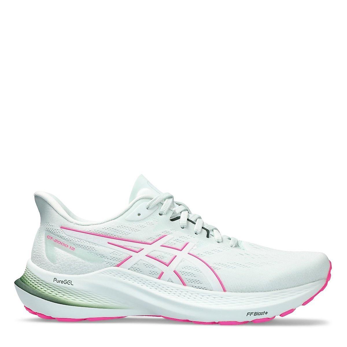 Asics GT 2000 12 Womens Running Shoes Aqua/White UK 8